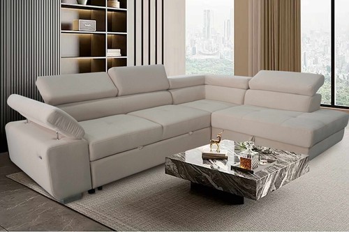 Artic corner sofa - bed, left
