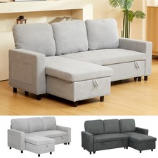 3 Seater Corner Sofa Bed w/