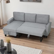Corner Sofa Bed with Storage