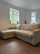  Beige Corner Sofa Bed 3