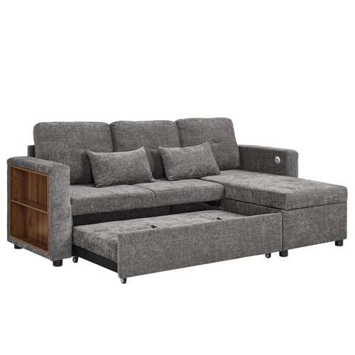 Shaped fabric sofa corner - l,