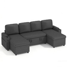 Corner Sofa Bed, 3-in-1